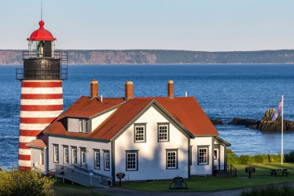Picture of WEST QUODDY HEAD LIGHTHOUSE STATE PARK IS THE FURTHEST EAST POINT IN USA NEAR LUBEC-MAINE-USA