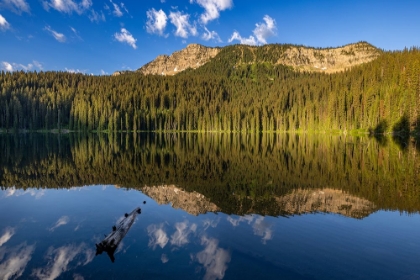 Picture of LITTLE THERRIAULT LAKE AT SUNRISE IN THE TEN LAKES SCENIC AREA IN KOOTENAI NATIONAL FOREST-MONTANA
