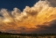 Picture of DRAMATIC STORMS CLOUDS AT SUNSET IN WHITEFISH-MONTANA-USA