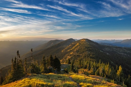 Picture of RALPH THAYER TRAIL FROM WERNER PEAK IN THE STILLWATER STATE FOREST-MONTANA-USA