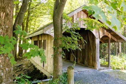 Picture of WOODSTOCK-NEW YORK-USA. COVERED BRIDGE