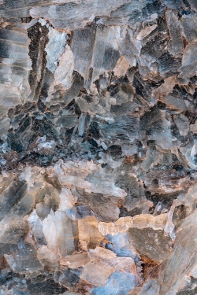 Picture of USA-UTAH. SELENITE GYPSUM CRYSTAL DETAIL-GLASS MOUNTAIN-CAPITOL REEF NATIONAL PARK