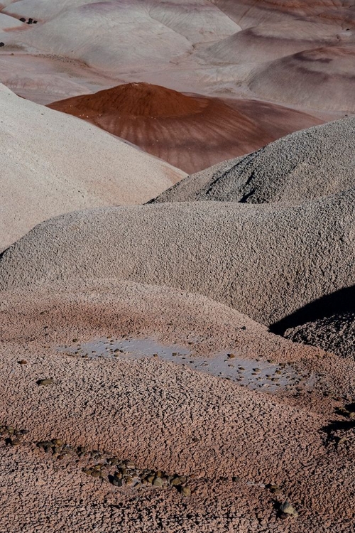 Picture of USA-UTAH. BENTONITE HILLS GEOLOGICAL FEATURE-CAPITOL REEF NATIONAL PARK