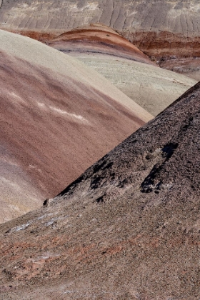 Picture of USA-UTAH. BENTONITE HILLS GEOLOGICAL FEATURE-CAPITOL REEF NATIONAL PARK