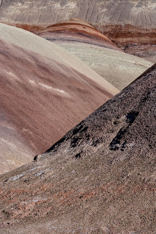 Picture of USA-UTAH. BENTONITE HILLS GEOLOGICAL FEATURE-CAPITOL REEF NATIONAL PARK
