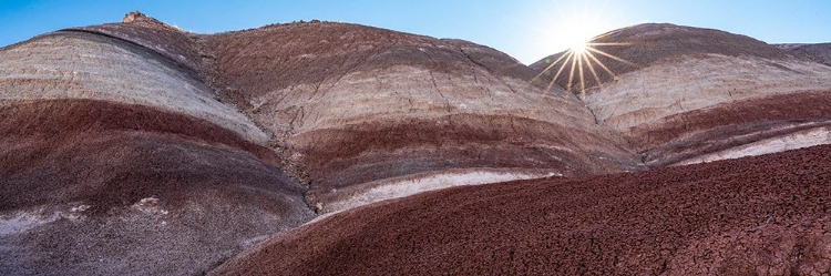 Picture of USA-UTAH. BENTONITE HILLS GEOLOGICAL FEATURE-CAPITOL REEF NATIONAL PARK