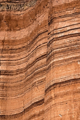 Picture of USA-UTAH. SEDIMENTARY LAYERS-SANDSTONE-CATHEDRAL VALLEY-CAPITOL REEF NATIONAL PARK