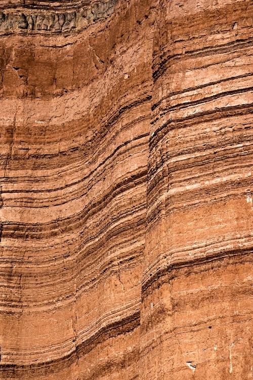 Picture of USA-UTAH. SEDIMENTARY LAYERS-SANDSTONE-CATHEDRAL VALLEY-CAPITOL REEF NATIONAL PARK