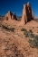 Picture of USA-UTAH. ERODING SEDIMENTARY LAYERS-SANDSTONE FORMATION-CAPITOL REEF NATIONAL PARK