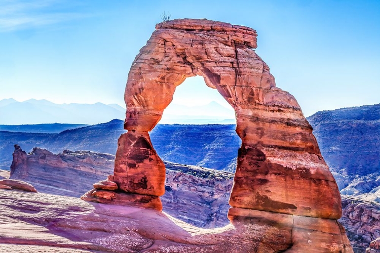 Picture of DELICATE ARCH-ARCHES NATIONAL PARK-MOAB-UTAH-USA.