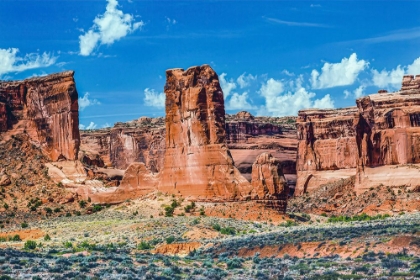 Picture of SHEEP ROCK TOWER OF BABEL FORMATIONS-ARCHES NATIONAL PARK-MOAB-UTAH-USA.