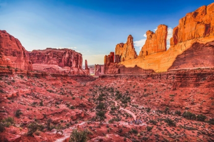 Picture of PARK AVENUE SECTION-ARCHES NATIONAL PARK-MOAB-UTAH-USA.