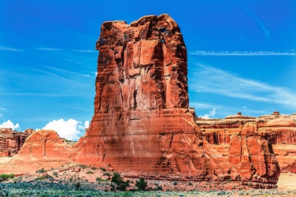 Picture of SHEEP ROCK FORMATION-ARCHES NATIONAL PARK-MOAB-UTAH-USA.