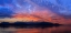 Picture of USA-WASHINGTON-SEABECK. SUNSET PANORAMIC OF HOOD CANAL AND OLYMPIC MOUNTAINS.