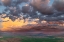 Picture of STORMY CLOUDS AT SUNSET OVER ROLLING HILLS FROM STEPTOE BUTTE NEAR COLFAX-WASHINGTON STATE-USA