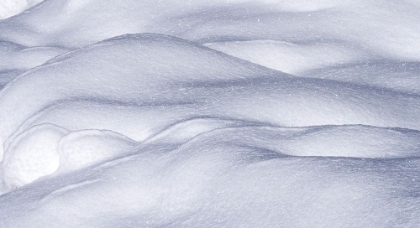 Picture of USA-WASHINGTON STATE-CLE ELUM-KITTITAS COUNTY. SNOW MOUNDS IN WINTER.
