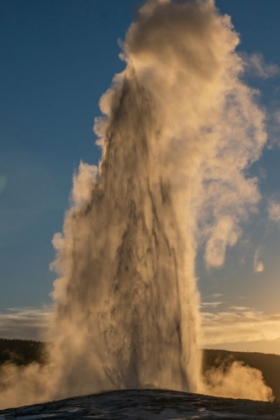 Picture of OLD FAITHFUL GEYSER ERUPTION-YELLOWSTONE NATIONAL PARK-WYOMING-USA.