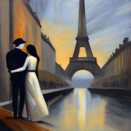 Picture of ROMANCE IN PARIS III