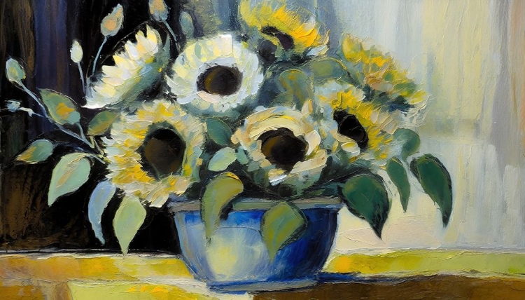 Picture of POTTED SUNFLOWER BOUQUET III