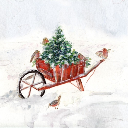 Picture of WINTER GARDEN WHEELBARROW