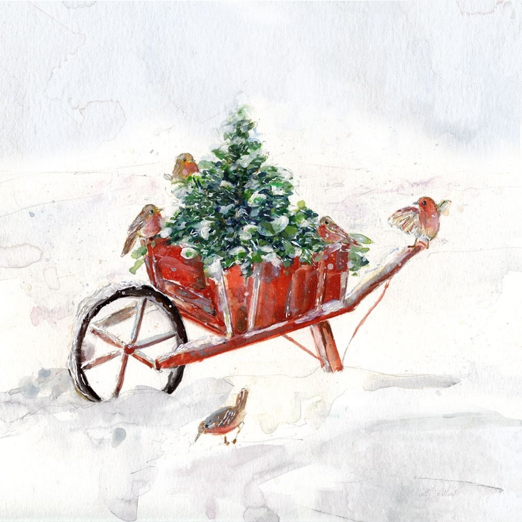 Picture of WINTER GARDEN WHEELBARROW