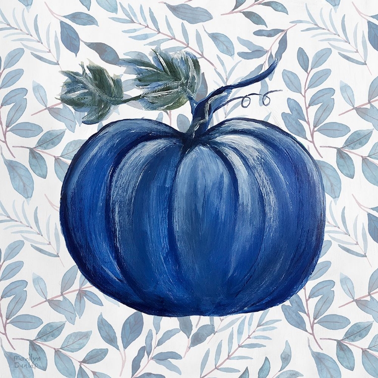 Picture of BLUE LEAFY PUMPKIN I