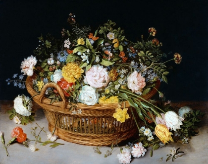 Picture of A BASKET OF FLOWERS