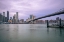 Picture of BROOKLYN BRIDGE AND MANHATTAN SKYLINE