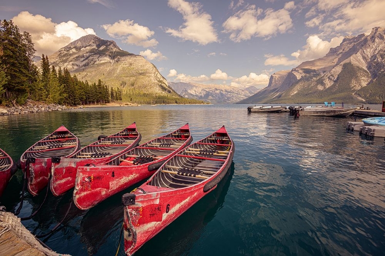 Picture of RED CANOES