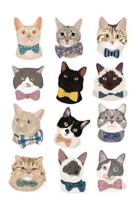 Picture of CATS IN BOW TIES