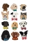 Picture of DOGS IN BOW TIES