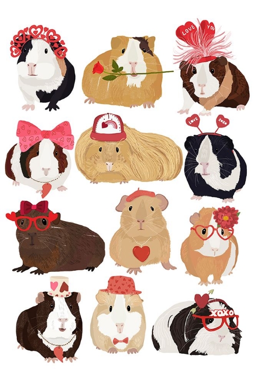 Picture of VALENTINE PIGS