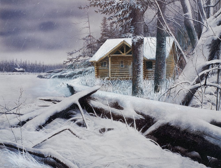 Picture of SNOWY CABIN