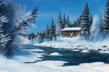 Picture of SNOWY CABIN II