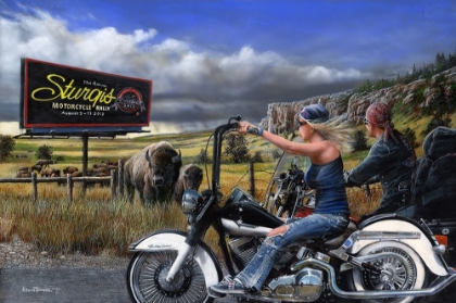 Picture of HEADING FOR STURGIS