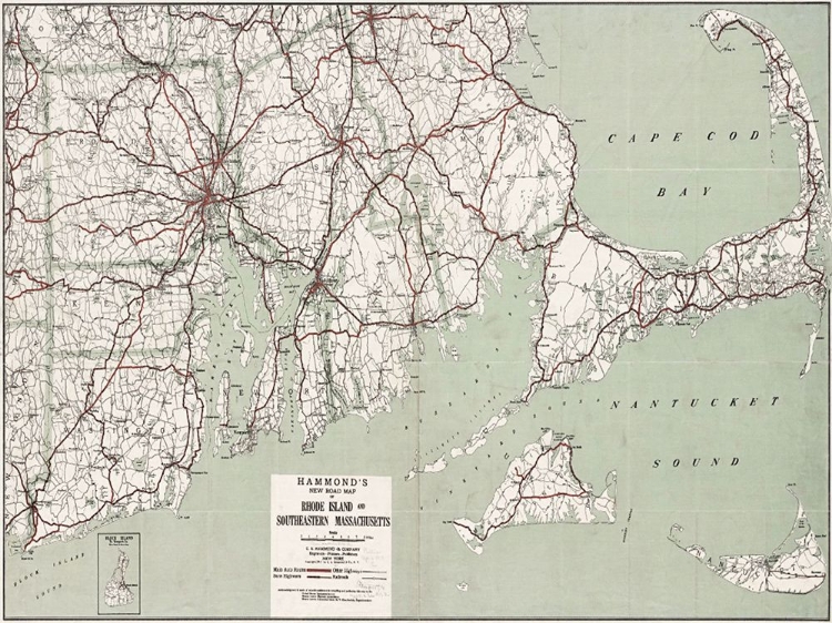 Picture of CAPE COD AND RI MAP