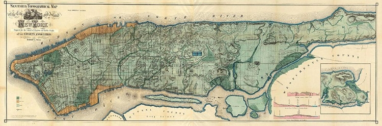 Picture of 1865 NYC MAP