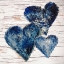 Picture of SHIBORI ABSTRACT HEARTS #1