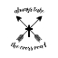 Picture of ALWAYS TAKE THE CROSS ROAD