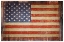 Picture of VINTAGE AMERICAN FLAG ON BARN