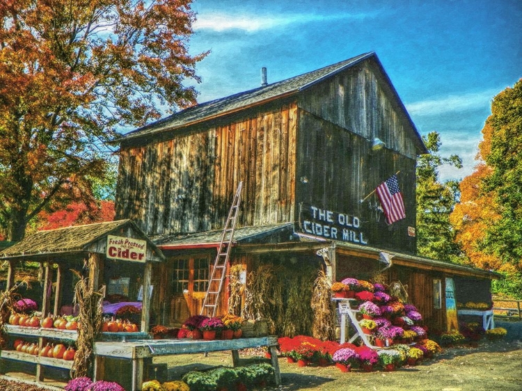 Picture of THE OLD CIDER MILL PAINTED