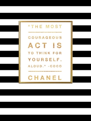 Picture of GLAM QUOTES THE MOST COURAGEOUS ACT