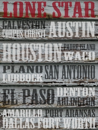 Picture of LONE STAR STATE TYPOGRAPHY