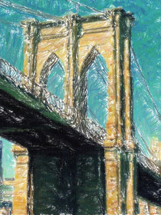 Picture of BROOKLYN BRIDGE IN PASTEL