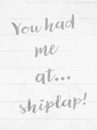 Picture of YOU HAD ME AT SHIPLAP