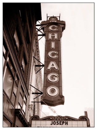 Picture of CHICAGO THEATER VINTAGE VERTICAL