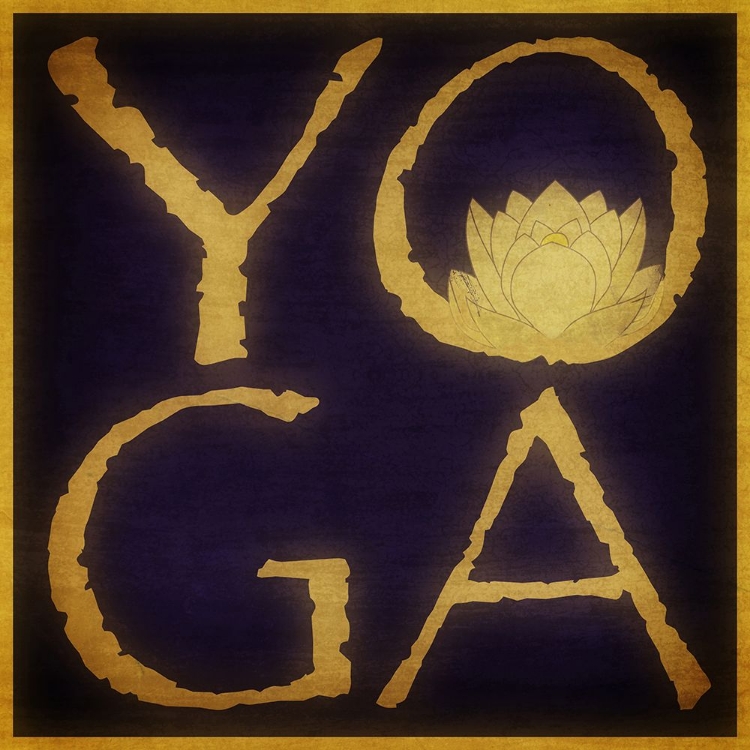 Picture of YOGA LOTUS TYPOGRAPHY