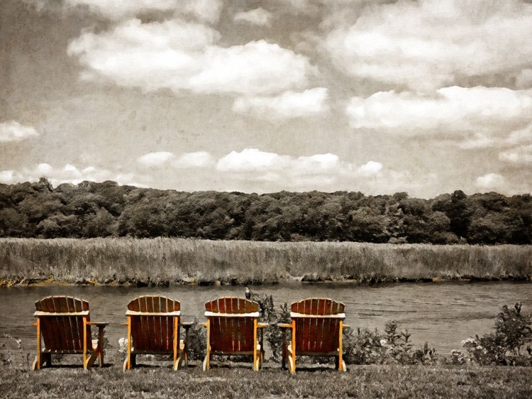 Picture of CABIN VIEW OF ADIRONDACKS