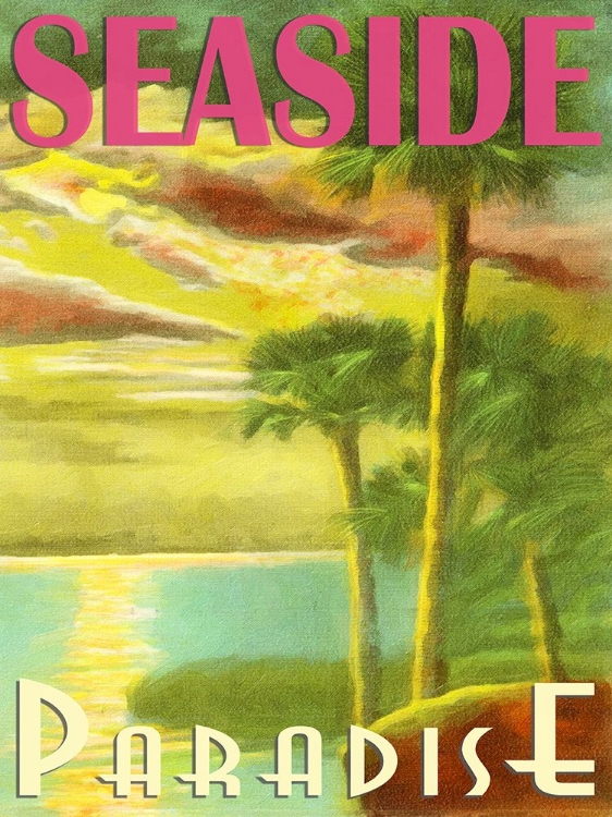 Picture of SEASIDE PARADISE POSTER