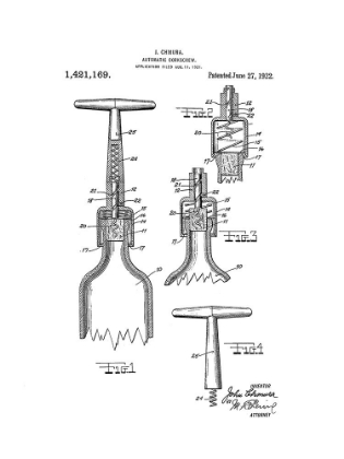 Picture of CORKSCREW PATENT 1